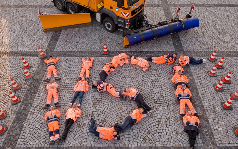 Mitarbeiter der Via Solutions Thüringen